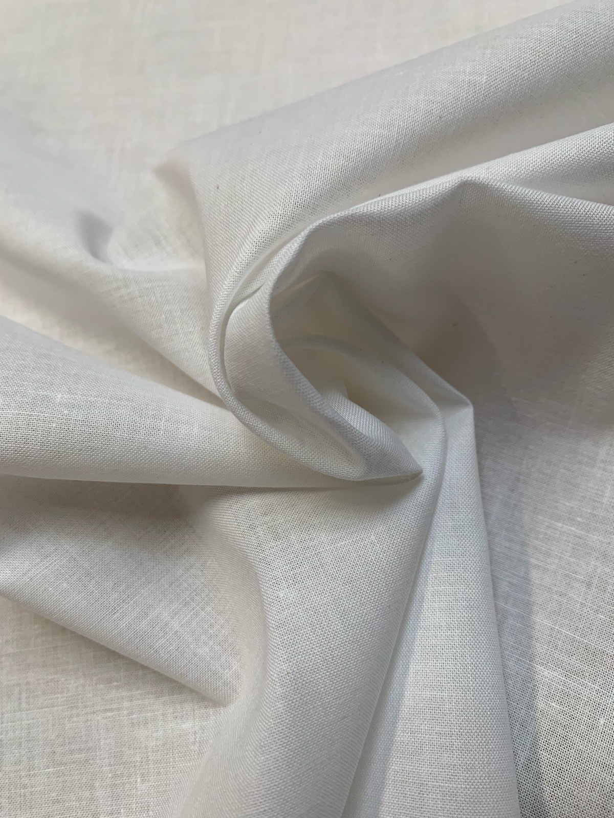 45" Meadowlark Premium Muslin CRF White 76x76 - By The Yard - Click Image to Close