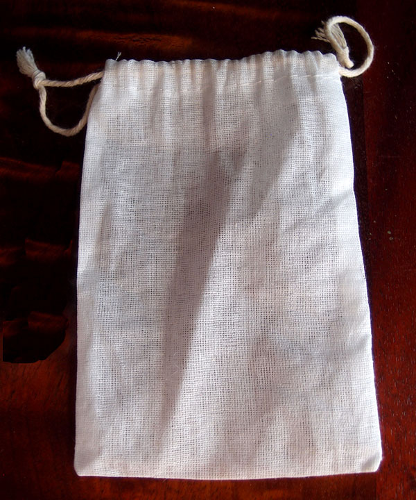 Cheesecloth Bags with Cotton Drawstring 4" x 6" (12 pk)