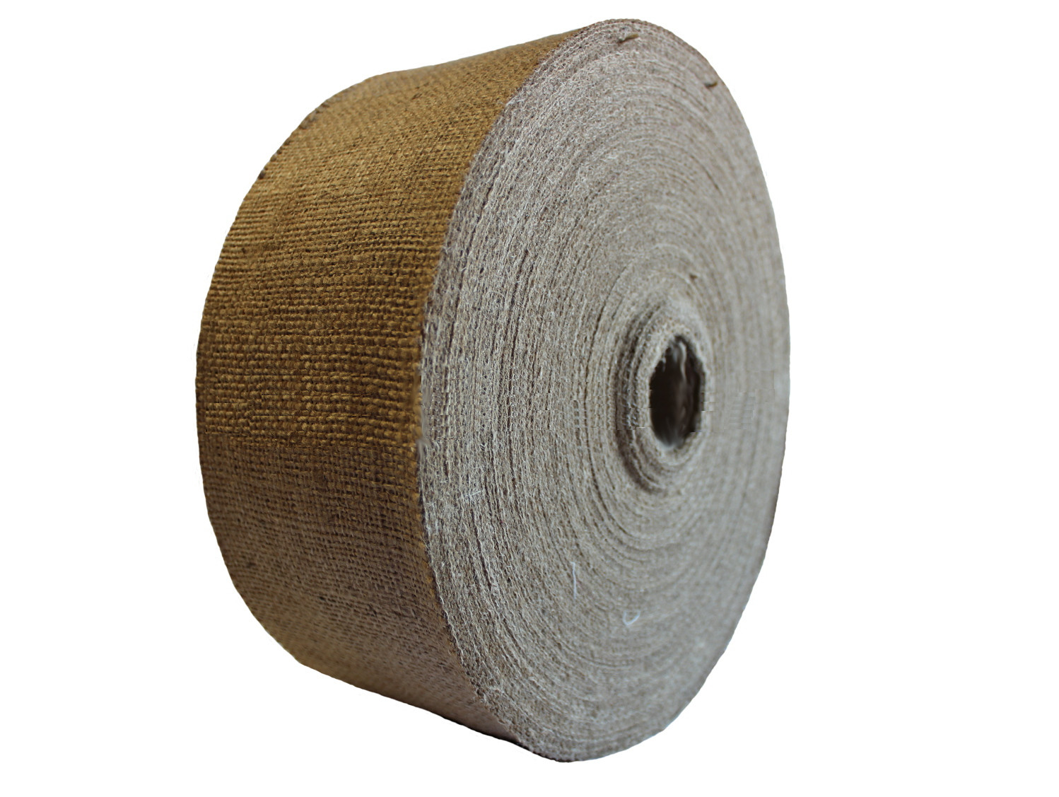 4" Inch Wide Burlap Tree Wrap - 100 Yard Roll - Click Image to Close