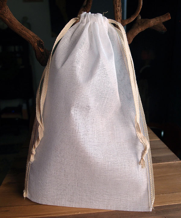 Cheesecloth Bags with Ivory Serged Edge 6" x 10" (12 Pk)