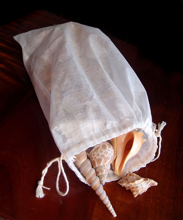 Cheesecloth Bags with Cotton Drawstring 8" x 12" (12 pk)