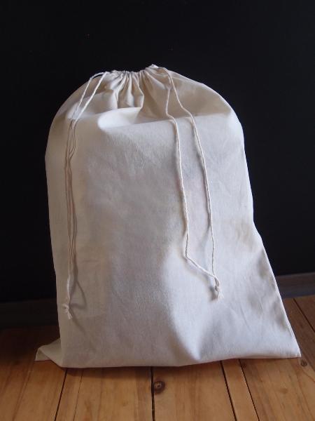 Natural Cotton Bag with Drawstring 12" x 16"