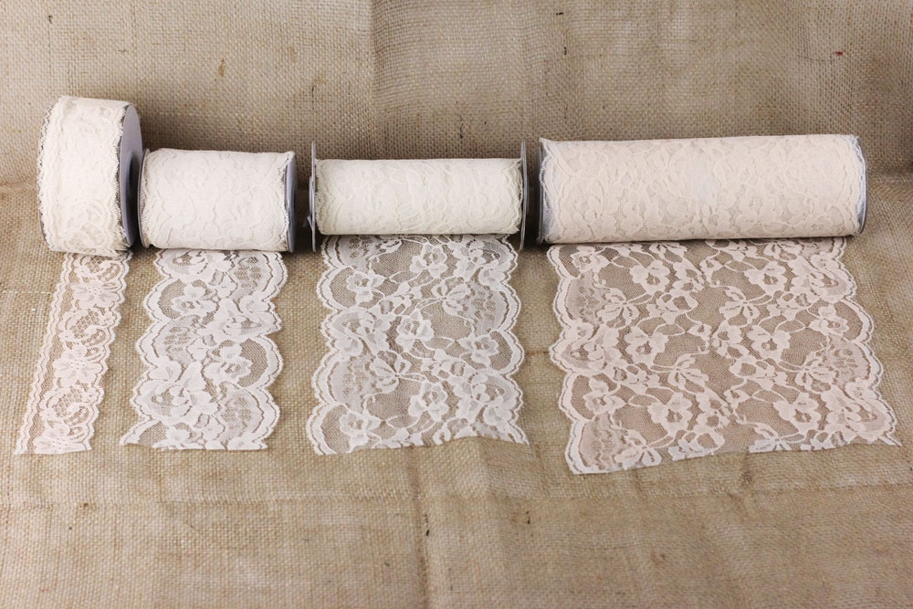 Lace Ribbons - Ivory