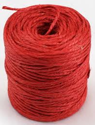 Red Jute Twine 3-Ply 75 Yards