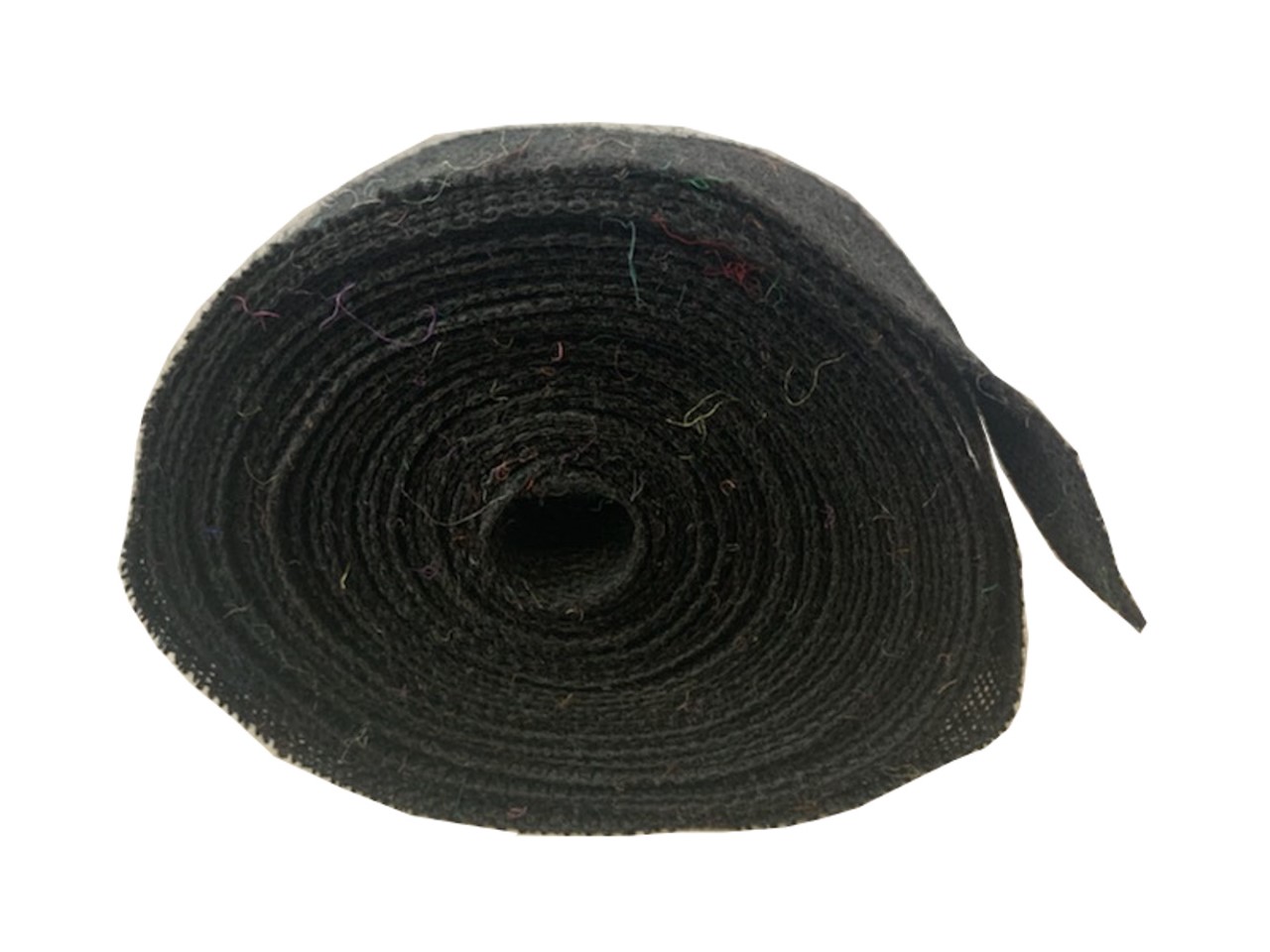 2" Black Burlap Ribbon - 10 Yards (Serged) Made in USA