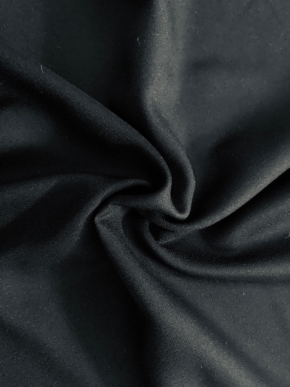 58/60 Black Crepe Back Satin Fabric By The Yard - 100% Polyester