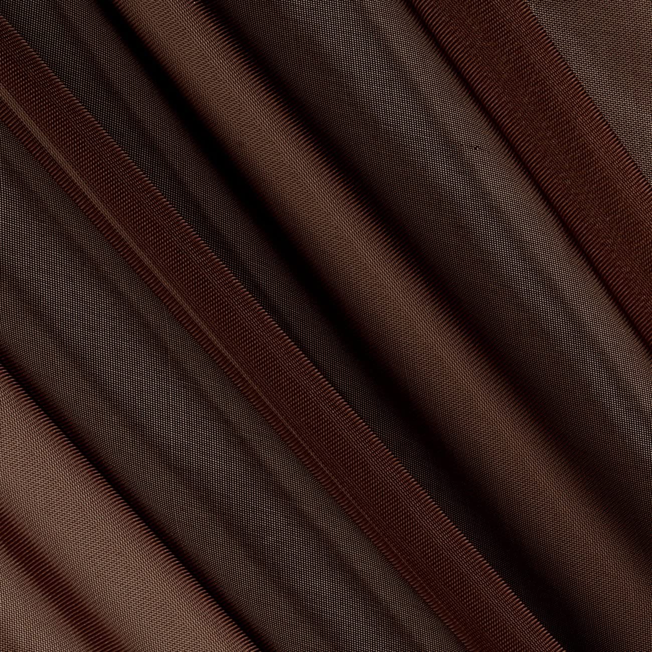 118" Chocolate Voile Fabric By The Yard - Click Image to Close