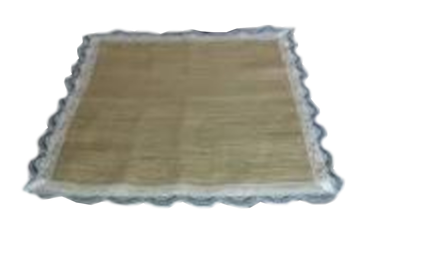 Burlap Square with White Lace - Click Image to Close