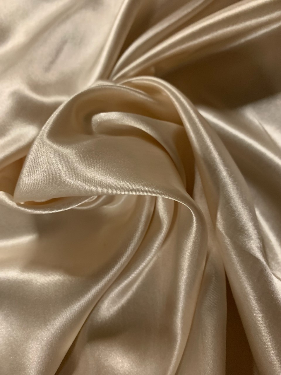 58/60" Champagne Charmeuse Satin Fabric By The Yard