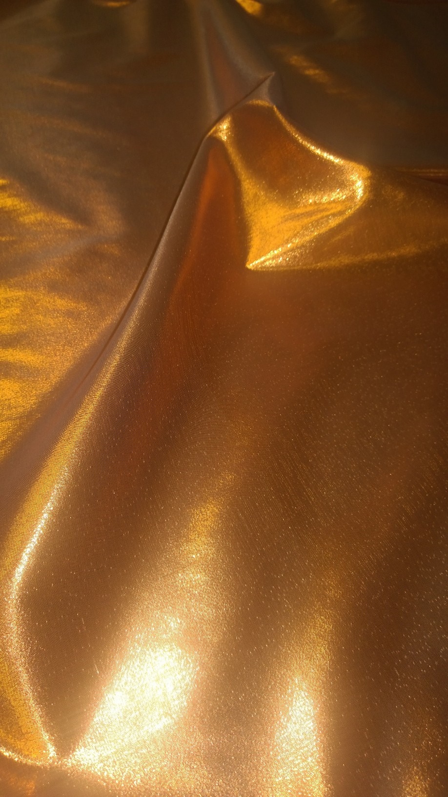 45" Copper Lame Fabric - Per Yard - Click Image to Close