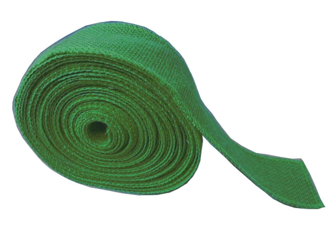 2" Emerald Burlap Ribbon - 10 Yards (Serged) Made in USA