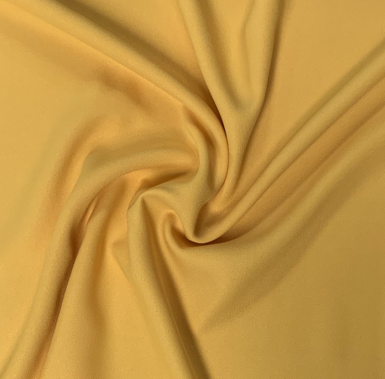 Gold Crepe Fabric - 60" by the yard (100% polyester)