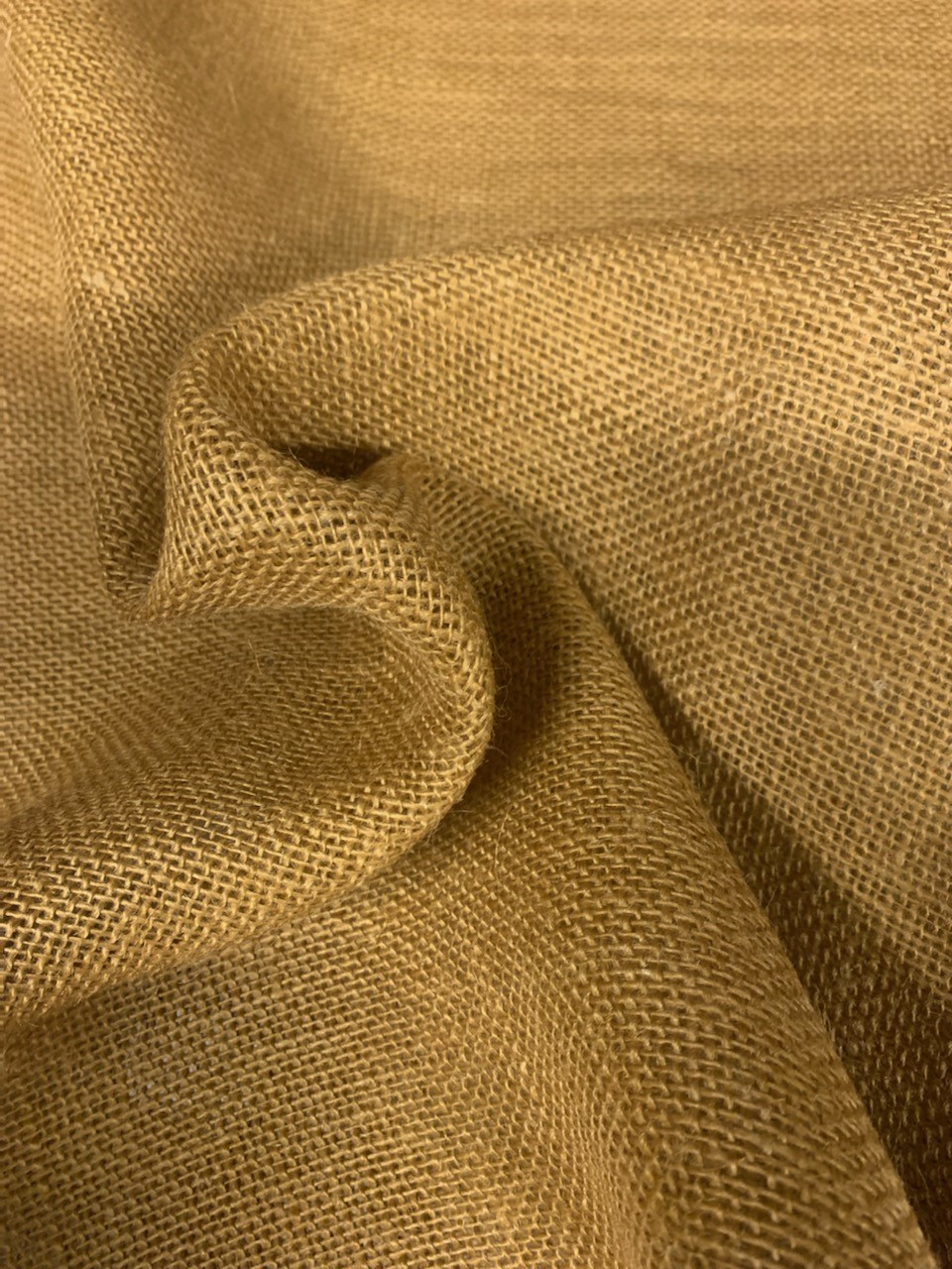 45/48" Wide Gold Burlap By The Yard - Click Image to Close