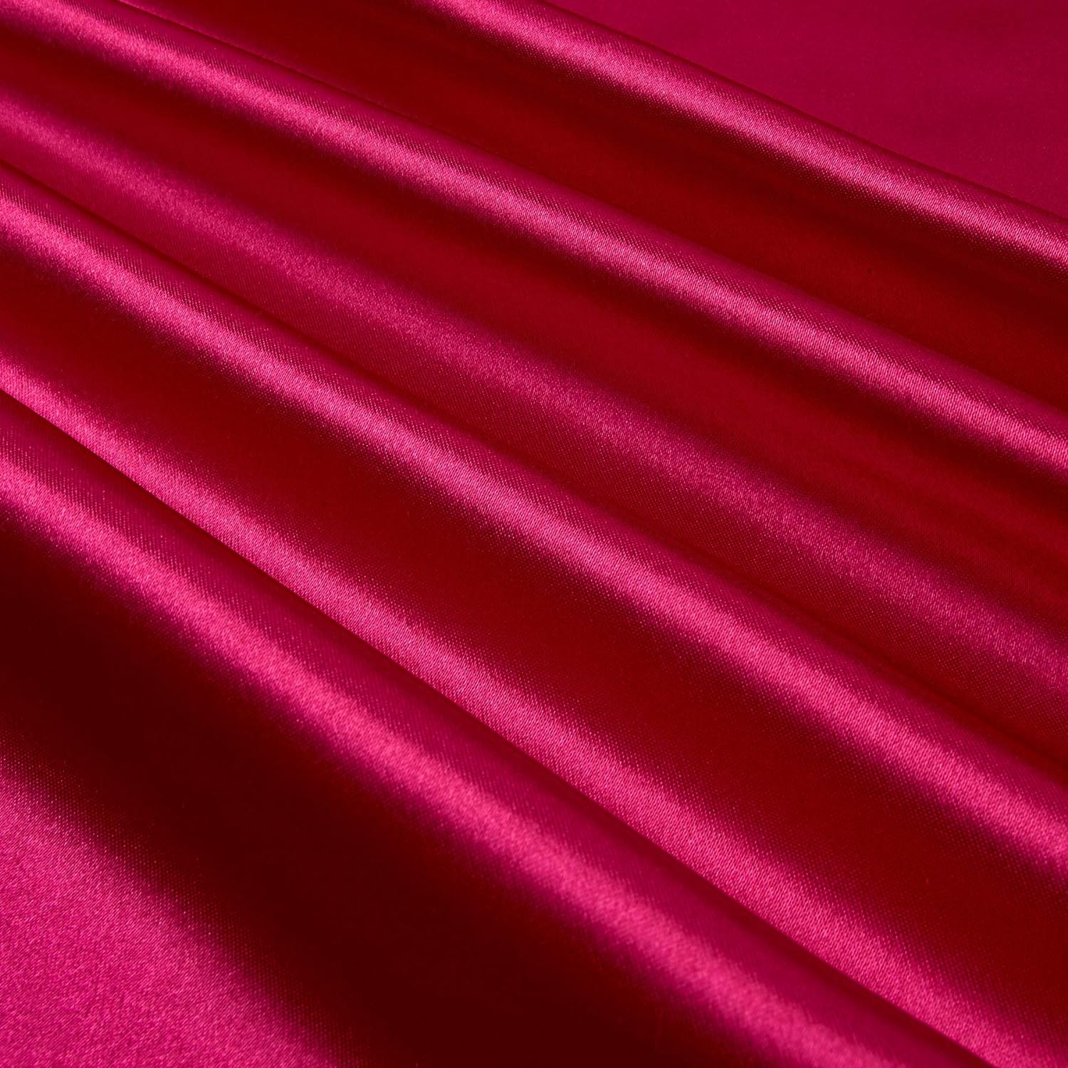 58/60" Hot Pink Bridal Satin Fabric 70 Yard Roll (Free Shipping)