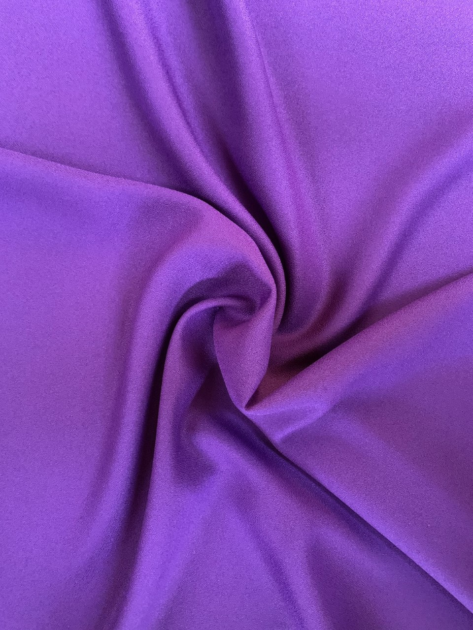 Purple Crepe Fabric - 60" by the yard (100% polyester)