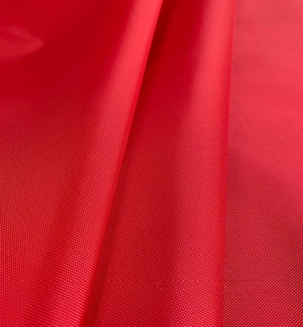 420 Denier Nylon PU Red - 59" Wide By The Yard - Click Image to Close