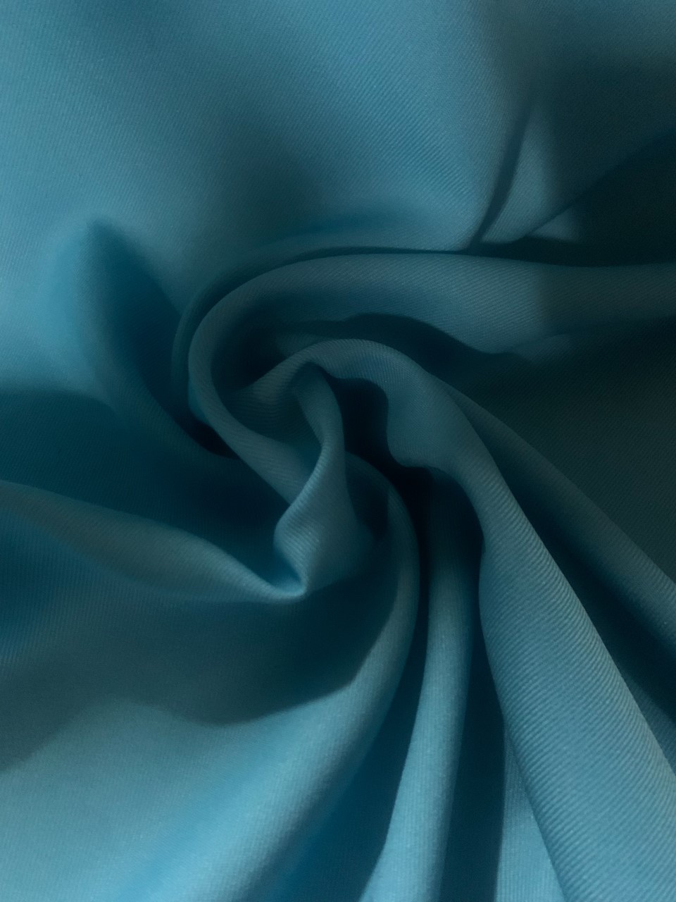 59/60" Turquoise Gabardine Fabric By The Yard