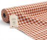 (image for) 1/4" Orange Gingham Fabric 60" Wide 110 Yard Roll Poly Cotton Blend