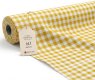 (image for) 1/4" Yellow Gingham Fabric 60" Wide 110 Yard Roll Poly Cotton Blend