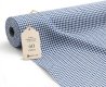 (image for) 1/8" Blue Gingham Fabric 60" Wide 110 Yard Roll Poly Cotton Blend