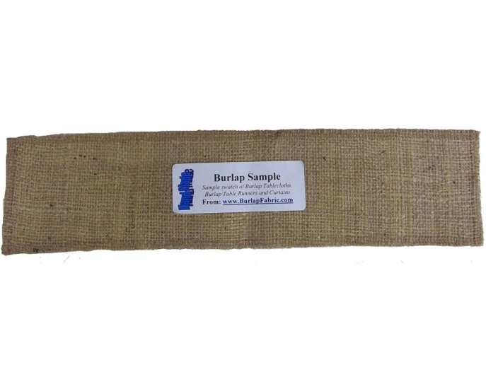 (image for) burlap napkin sample