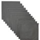 (image for) Made in the USA Solid Charcoal Bandanas 12 Pk, 22" x 22" Cotton