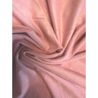 (image for) 60" Dusty Pink Stretch Suede Fabric by the Yard, Microsuede Fabric for Upholstery, Sewing & Crafts