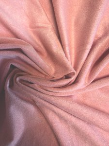 (image for) 60" Dusty Pink Stretch Suede Fabric by the Yard, Microsuede Fabric for Upholstery, Sewing & Crafts