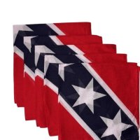 (image for) Freedom Flag Bandanas (6 Pack) 22" x 22" 100% Cotton
