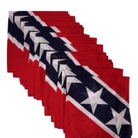 (image for) Freedom Flag Bandanas (12 Pack) 22" x 22" 100% Cotton