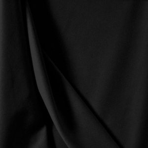 (image for) 60" Black ITY Knit Jersey Fabric Approximately 75 Yards On A Roll