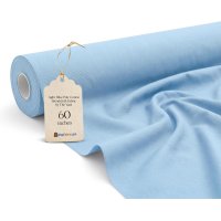 (image for) Wholesale Light Blue Broadcloth Fabric By The Roll - 60" Wide 80/20 Poly Cotton Blend, 60 Yards