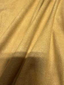 (image for) 60" Mustard Stretch Suede Fabric by the Yard, Microsuede Fabric for Upholstery, Sewing & Crafts