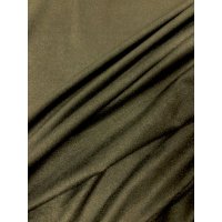 (image for) 60" Olive Stretch Suede Fabric by the Yard, Microsuede Fabric for Upholstery, Sewing & Crafts