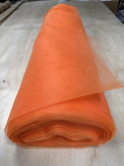 (image for) Orange 108" Tulle Fabric 50 Yard Bolt