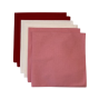(image for) Made in the USA Solid Red, White, Pink Bandanas 6Pk 22" x 22"