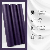 (image for) 54" Purple Leather Like Upholstery Vinyl - 30 Yard Roll