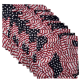 Tossed American Flags Bandana 22" x 22" 100% Cotton 12 Pack (image for) Tossed American Flags Bandana 22" x 22" 100% Cotton 12 Pack