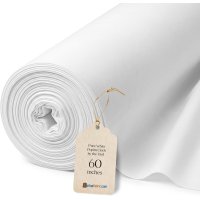 (image for) 60" White Cotton Poplin 60 Yard Roll