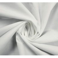 (image for) 60" White Cotton Poplin By The Yard