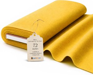 (image for) 72" Yellow Felt 30 Yard Bolt - 100% Polyester