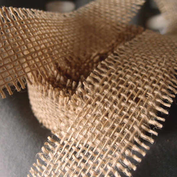 1.5" Burlap Ribbon 10 Yard Roll with Frayed Edges Available in 6 Colors 