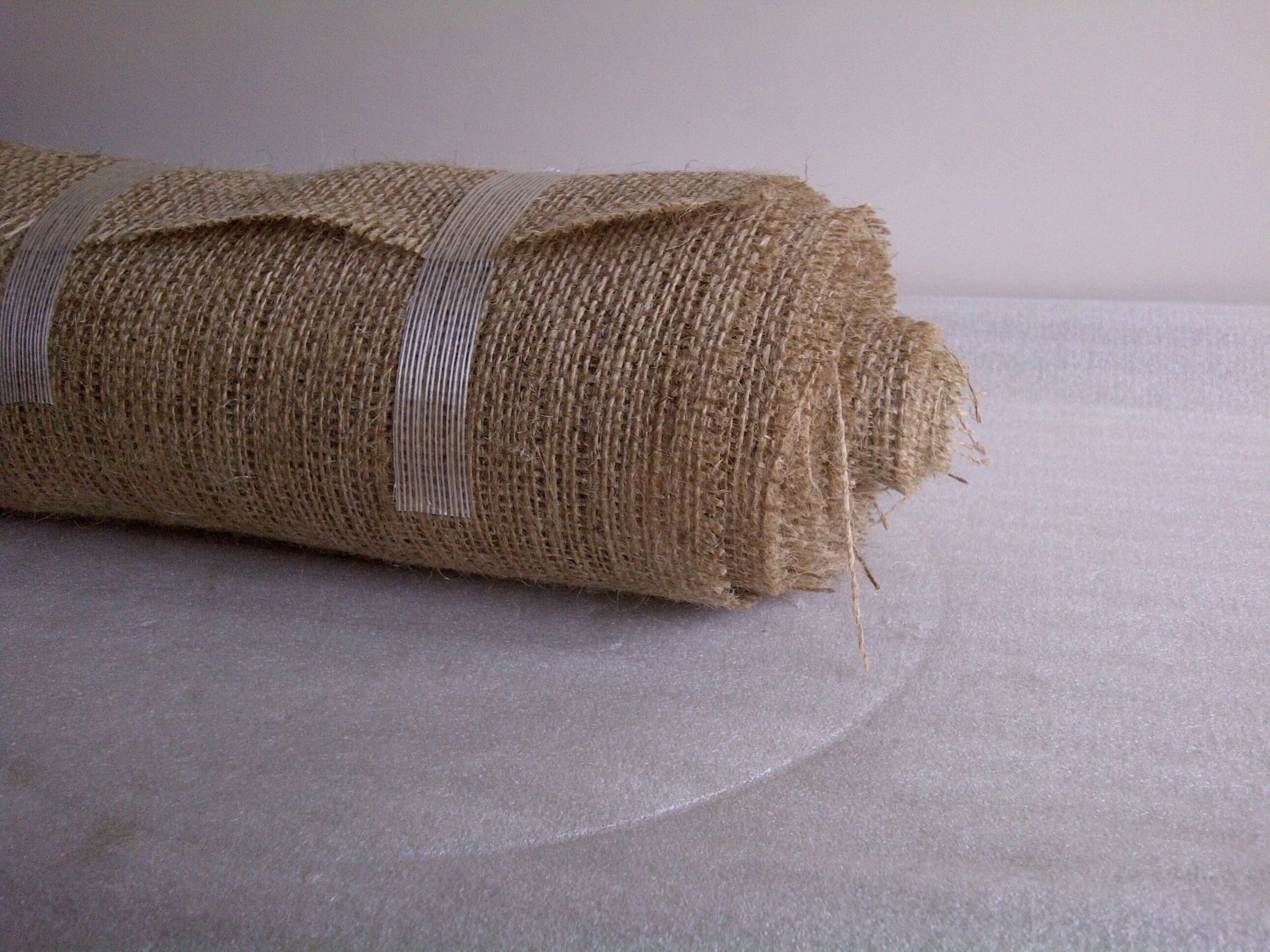 6" Burlap Ribbon 10 Yard Roll With Sewn Edge 27 Color Choices 