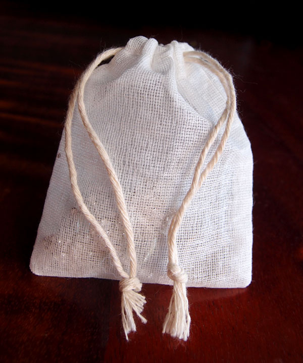 Cheesecloth Bags with Cotton Drawstring 3" x 4" (12 pk)