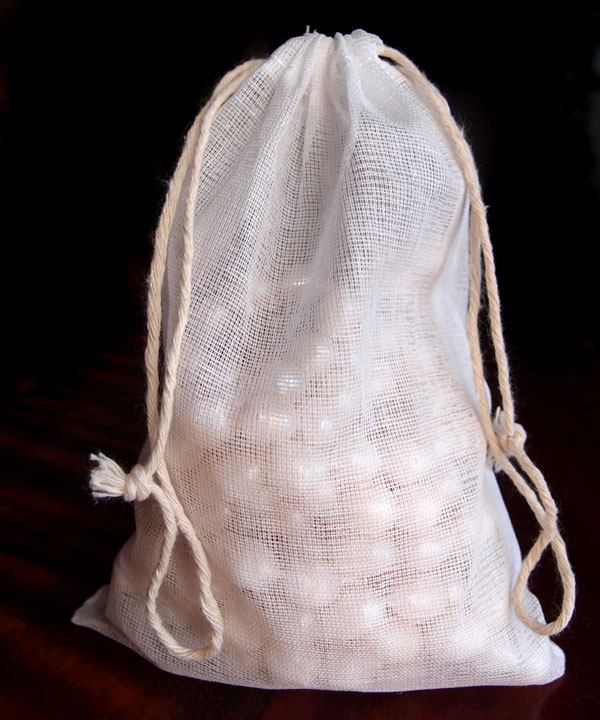 Cheesecloth Bags with Cotton Drawstring 5" x 7" (12 pk)