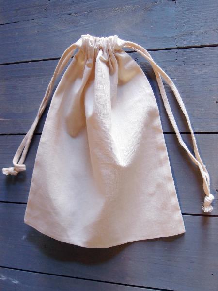 8" X 10" Muslin Bags With Cotton Drawstring (12 PK)