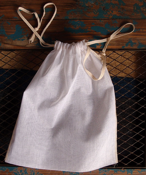 Cheesecloth Bags with Ivory Serged Edge 8" x 10" (12 Pk)
