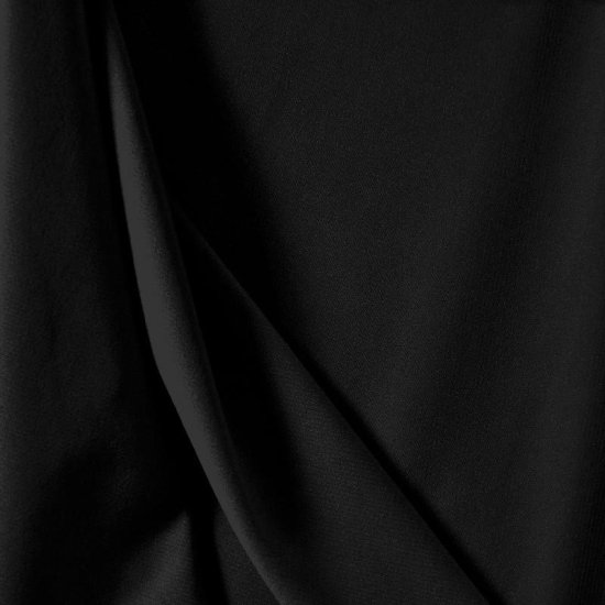 (image for) 60" Black ITY Knit Jersey Fabric Approximately 75 Yards On A Roll