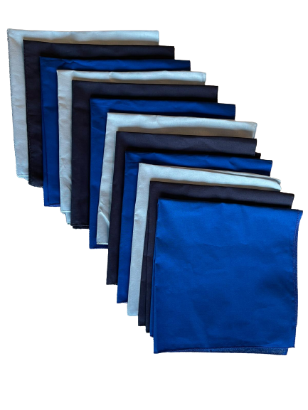 Made in the USA Bandanas 12 Pk, 22" x 22" (As Shown) - Click Image to Close