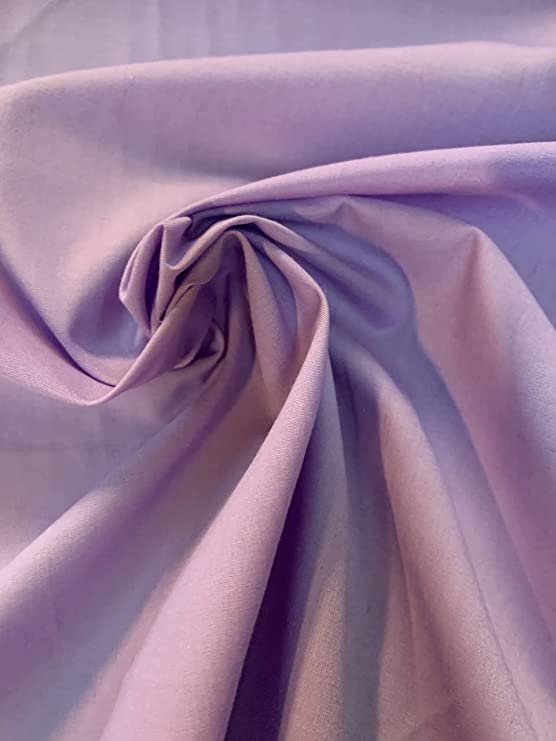 58/60" Lilac Broadcloth Fabric - Per Yard